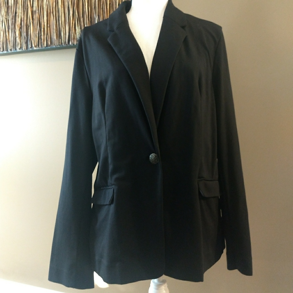 Maurices black ponte blazer
